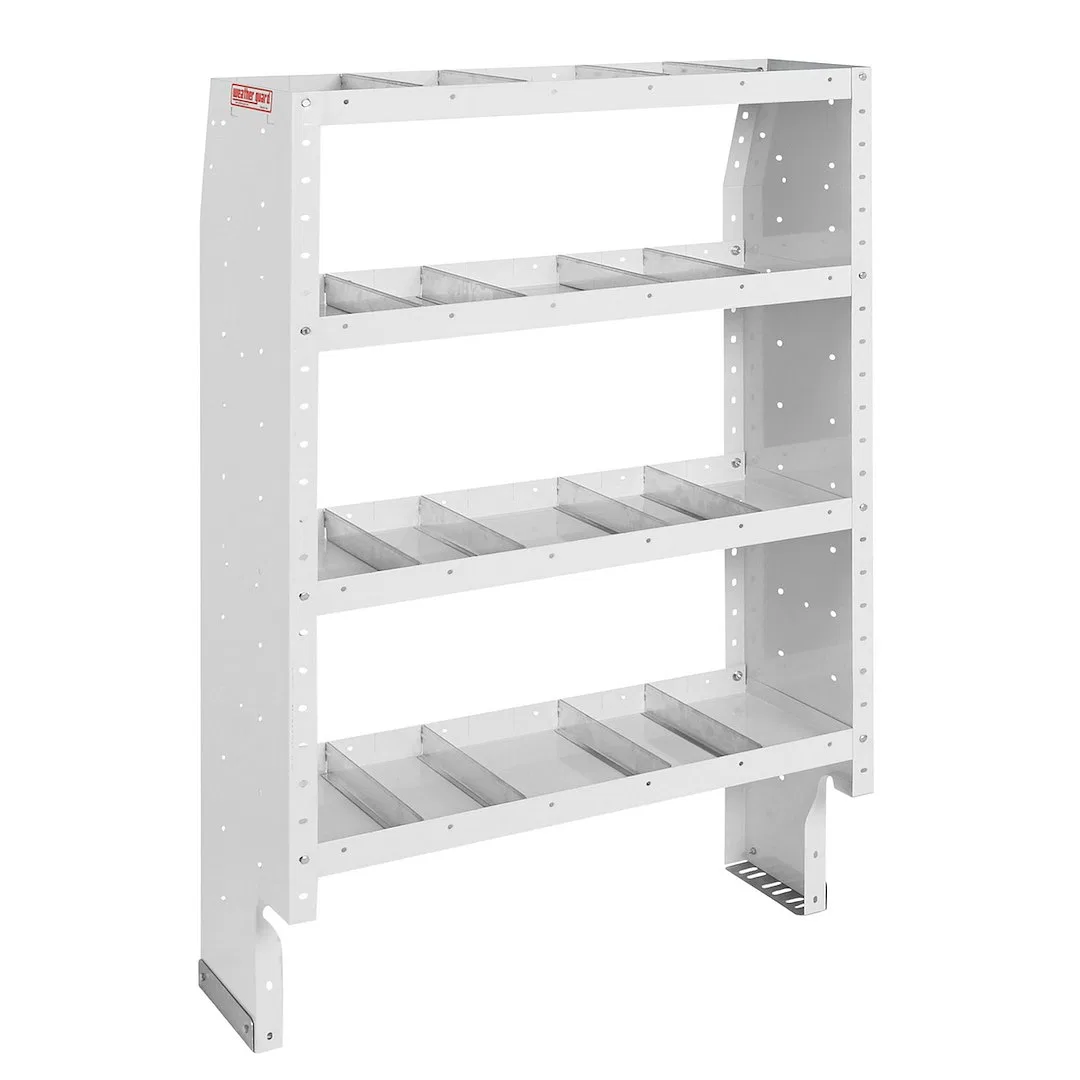 9363-3-03 – WEATHERGUARD Van Storage System Shelf Unit, 36 Inch Length x 60 Inch Height x 16 Inch Depth Tapered End P...